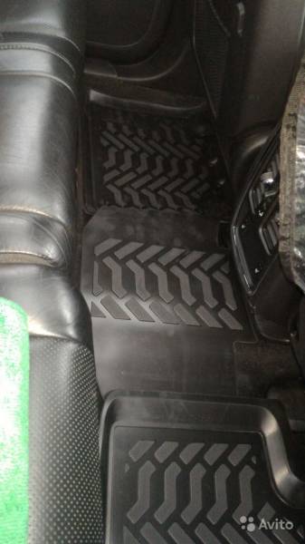 Резиновые коврики в салон Jeep Grand Cherokee IV WK 2 (Джип Гранд Чероки 4 ВК) (2010-) с бортиком